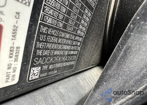 2019 Jaguar F-Pace from USA, damaged, VIN SADCK2FX1KA358328